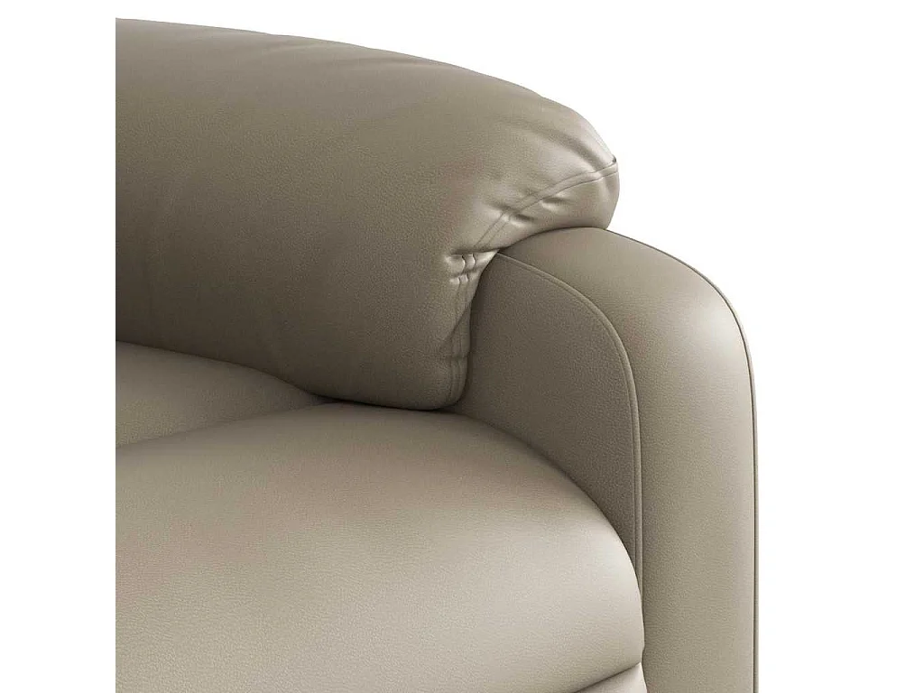 Fauteuil de massage inclinable Cappuccino Similicuir
