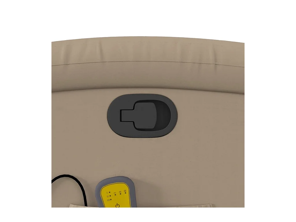 Massagesessel Cappuccino-Braun Kunstleder