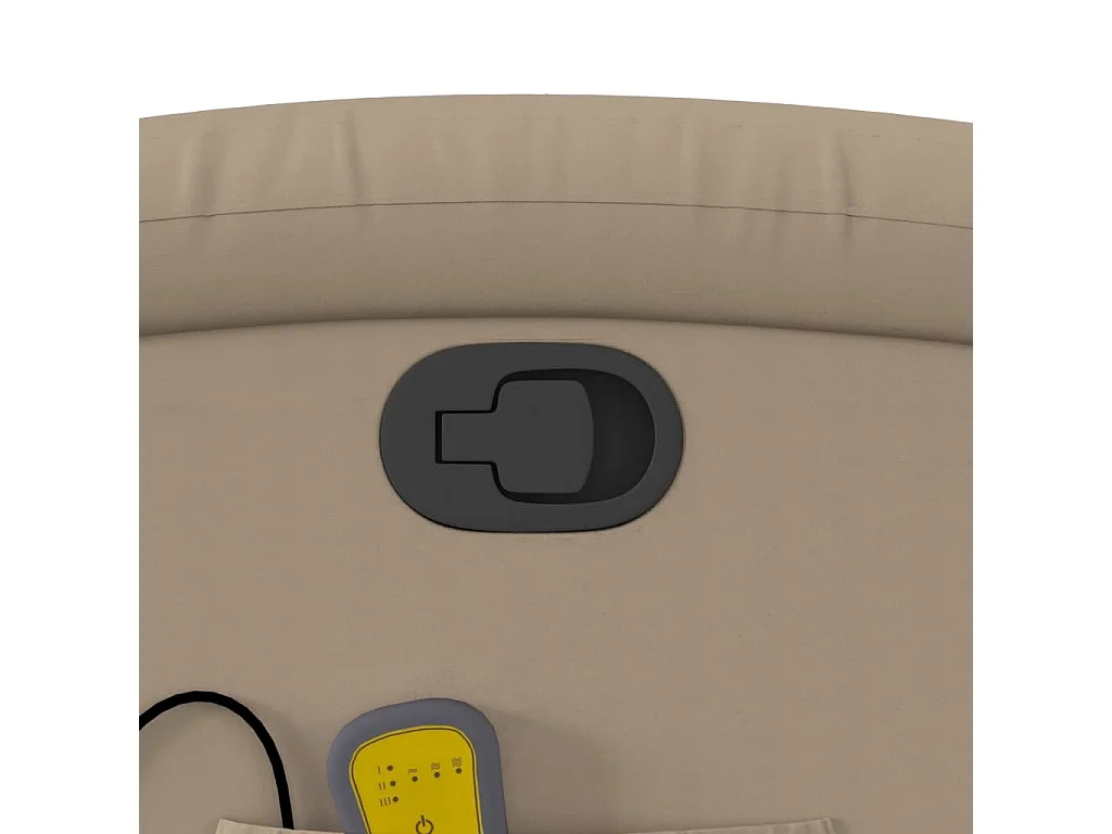 Massagesessel Cappuccino-Braun Kunstleder