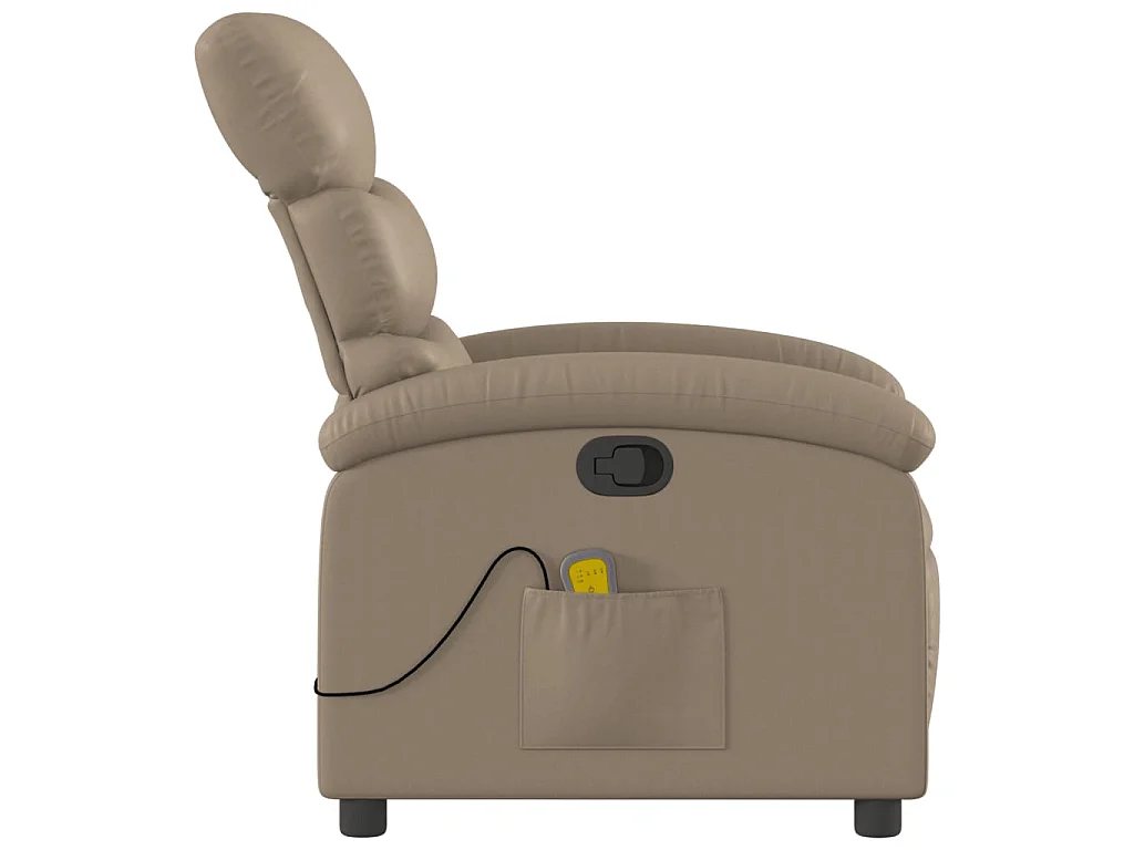 Fauteuil de massage inclinable Cappuccino Similicuir
