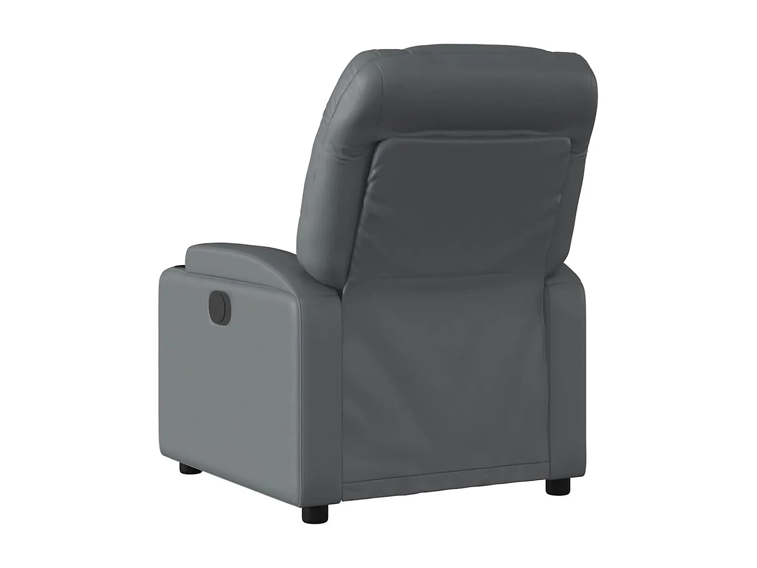 Fauteuil de massage inclinable Gris Similicuir