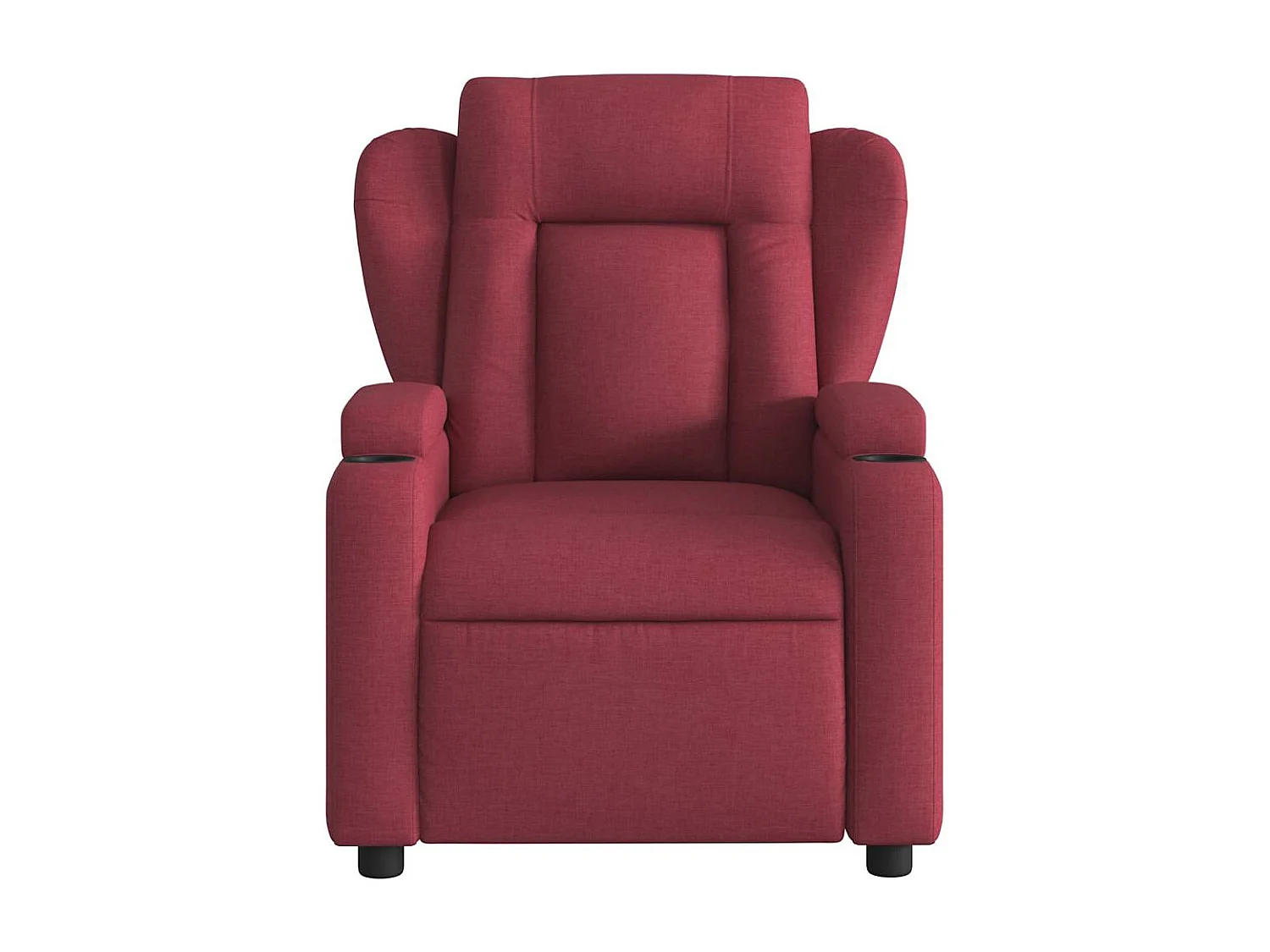 Fauteuil de massage inclinable Rouge bordeaux Tissu