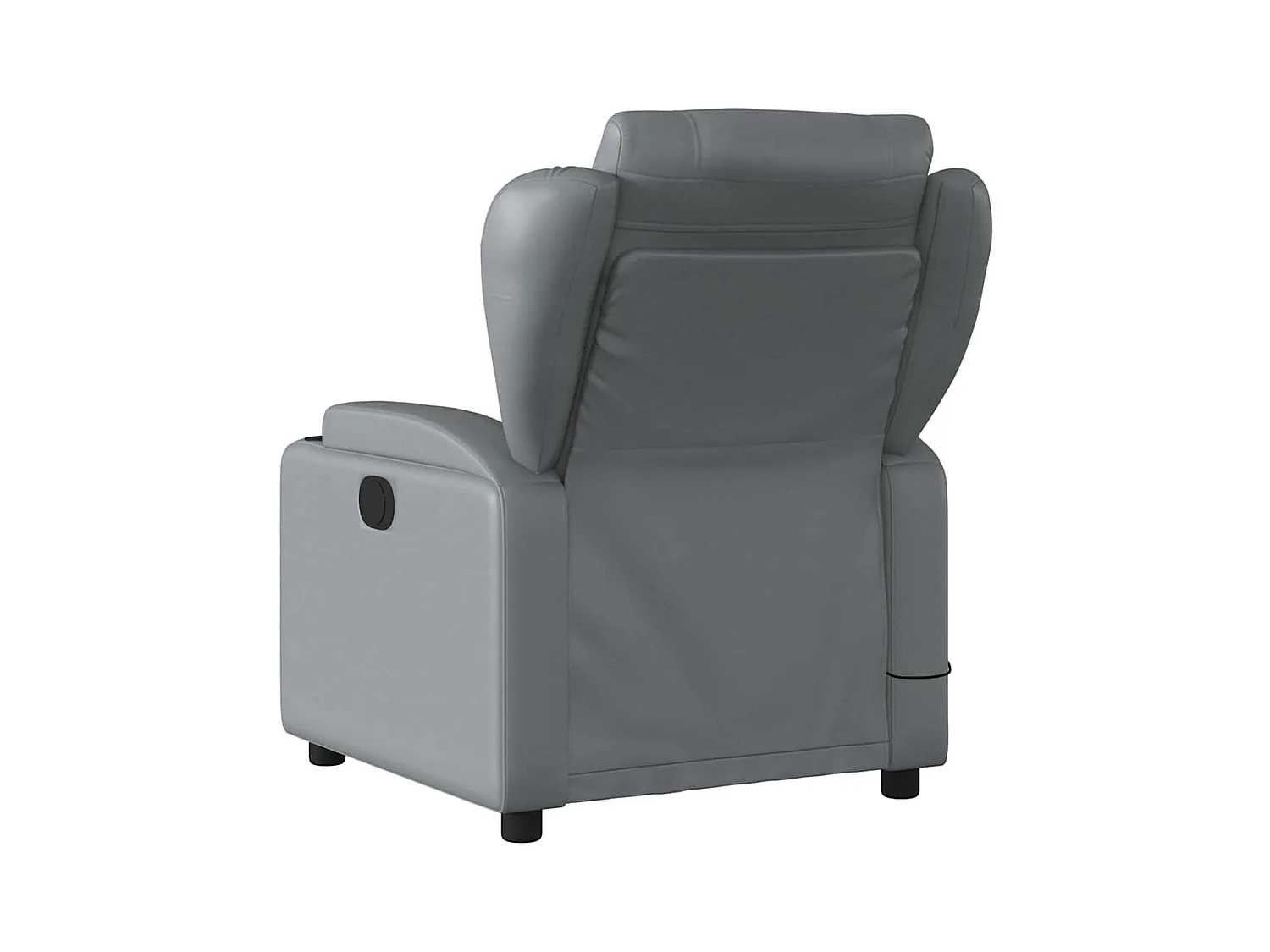 Fauteuil de massage inclinable Gris Similicuir