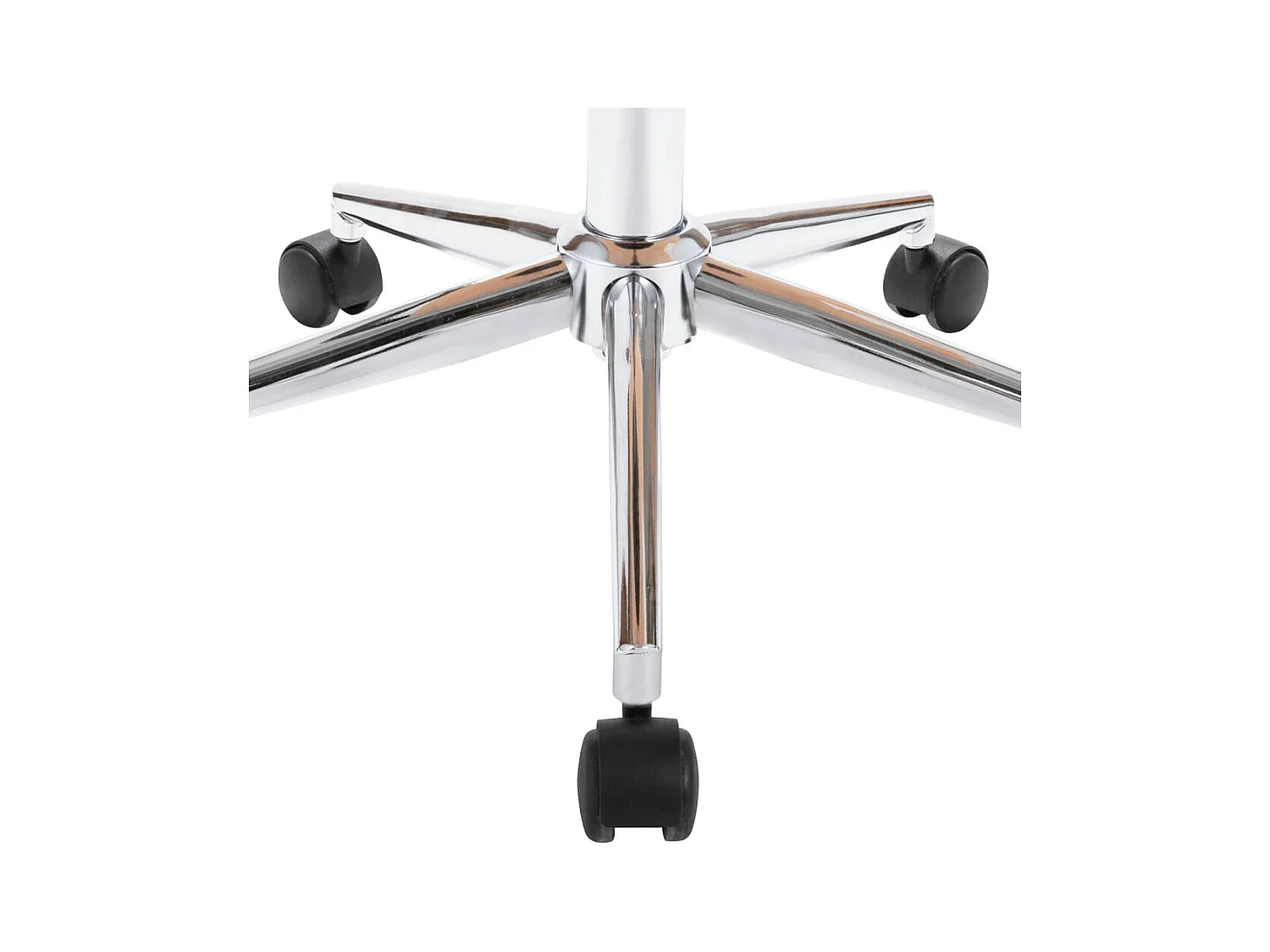 Chaise pivotante de bureau Taupe Bois courbé et tissu