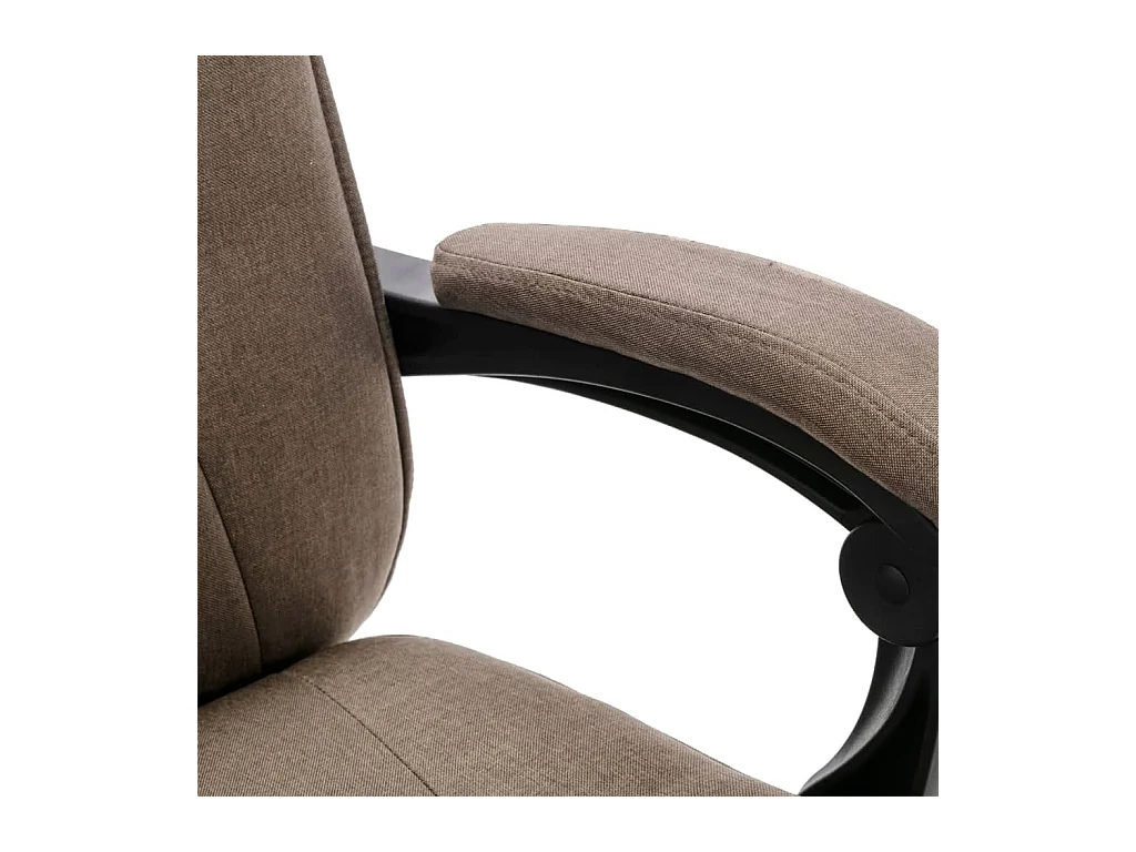 Kantoorstoel stof taupe