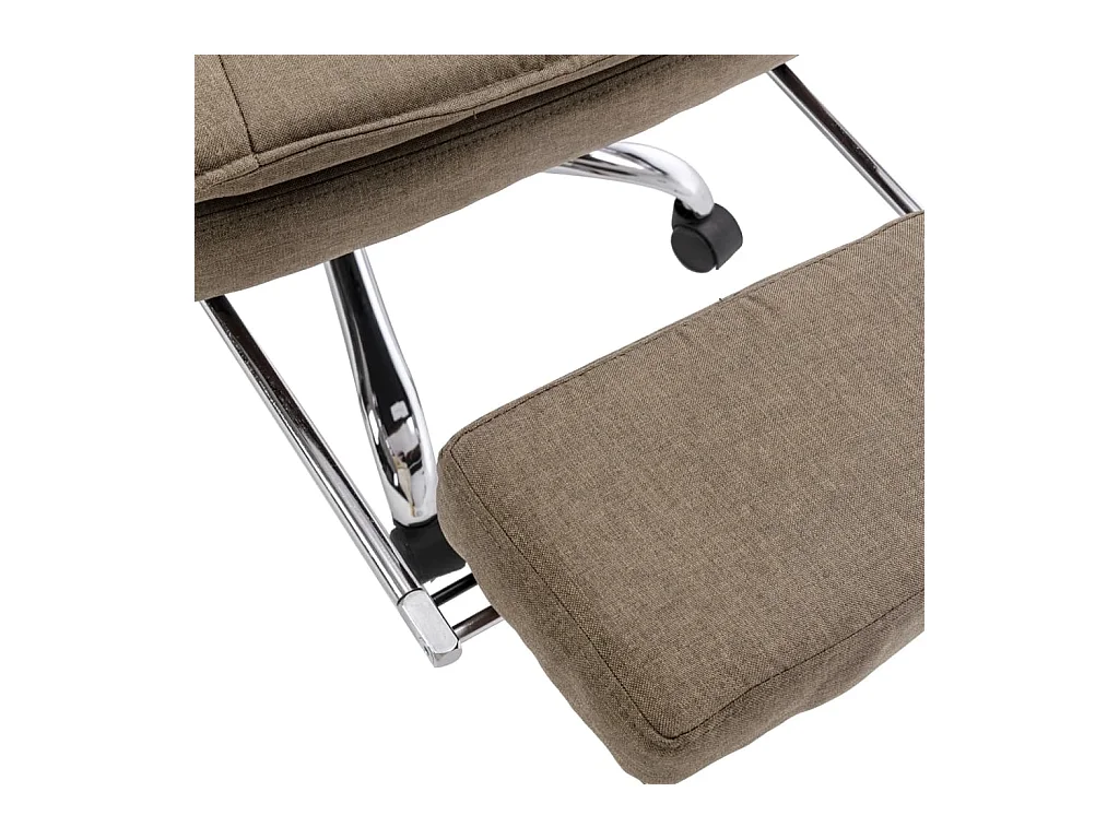 Kantoorstoel stof taupe