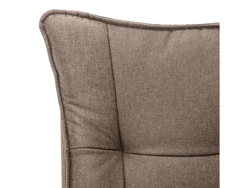 Chaise de bureau Taupe Tissu