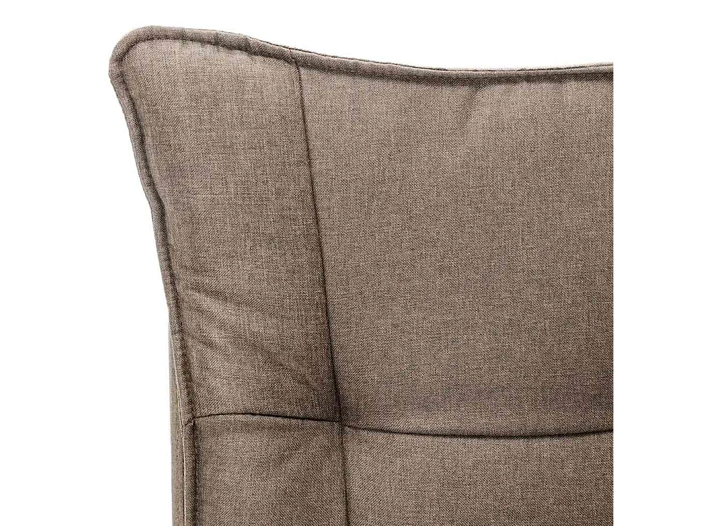 Chaise de bureau Taupe Tissu