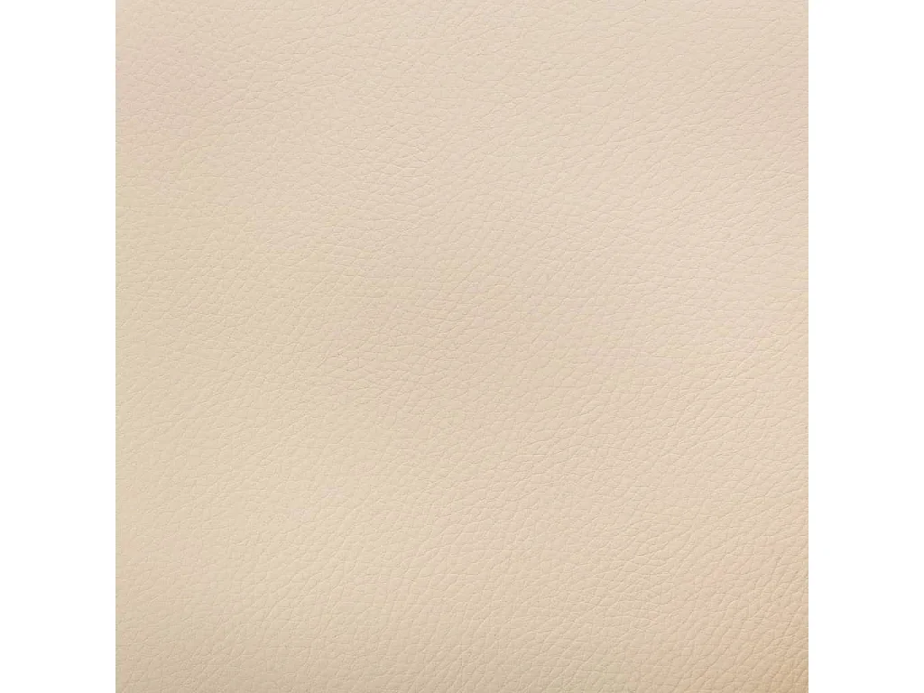 Drehbarer Bürostuhl Creme Bugholz und Kunstleder