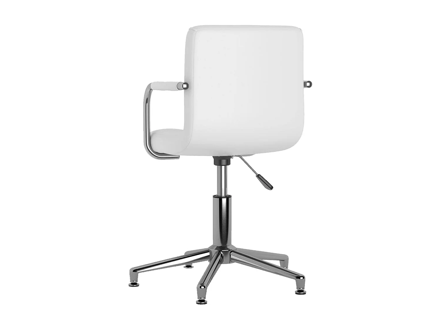 Bürostuhl Drehbar Weiß Kunstleder