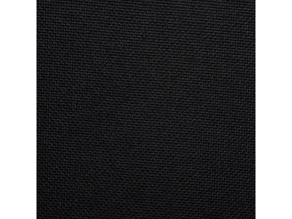 Chaise pivotante de bureau Noir Tissu