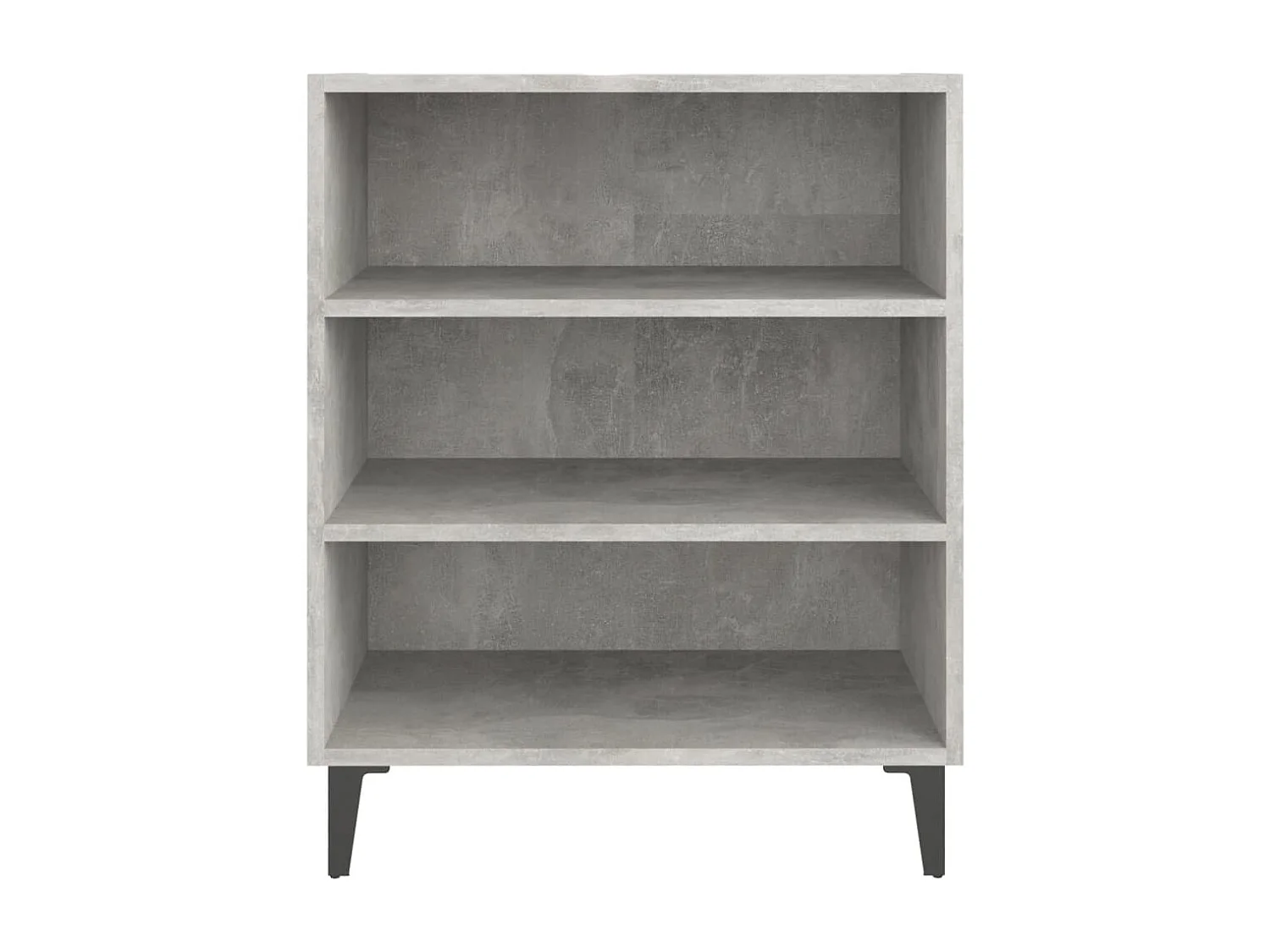 Buffet gris béton 57x35x70 cm bois d'ingénierie