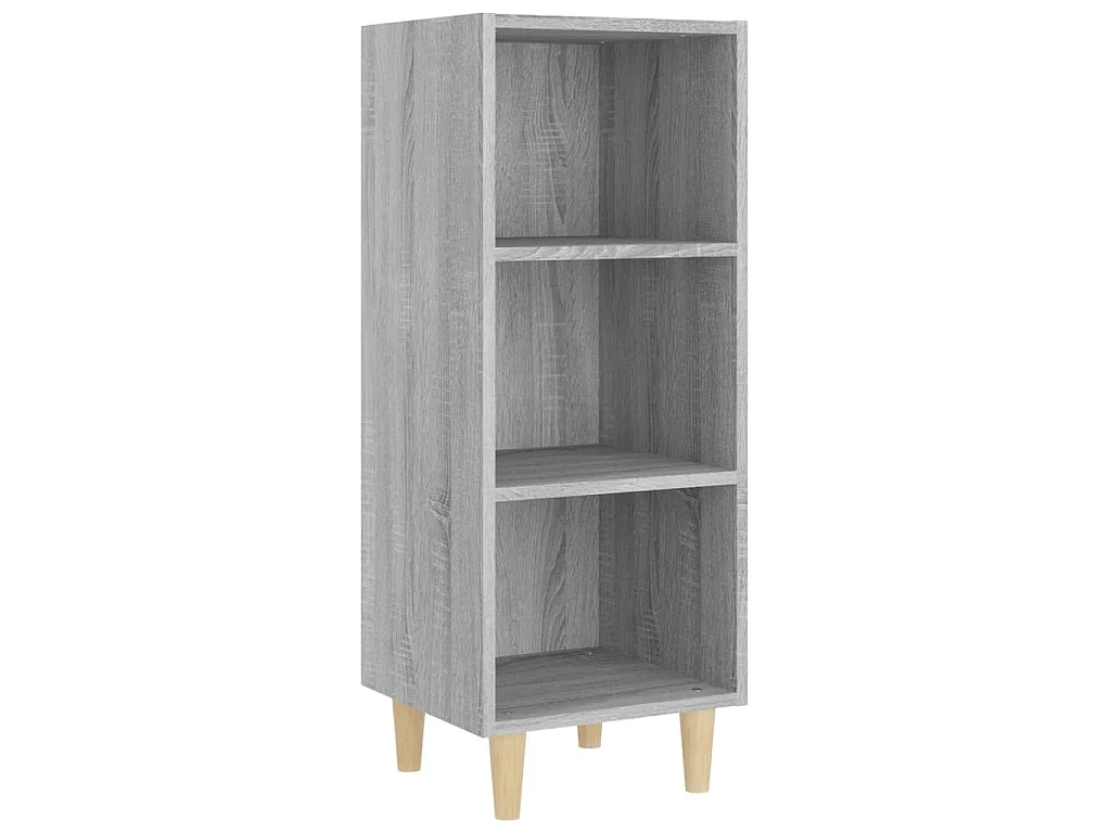 Buffet Sonoma gris 34,5x32,5x90 cm Bois d'ingénierie