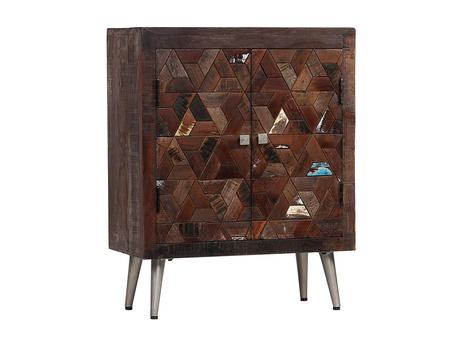 Dressoir 60x30x76 cm massief gerecycled hout