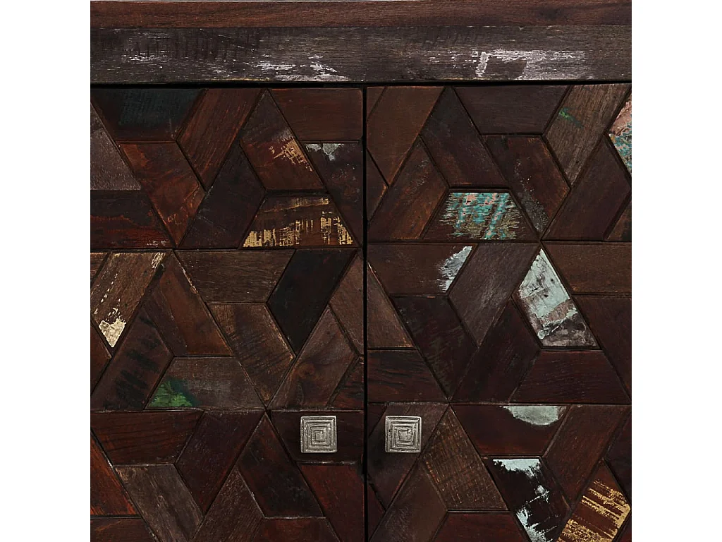 Credenza in Legno Massello di Recupero 60x30x76 cm