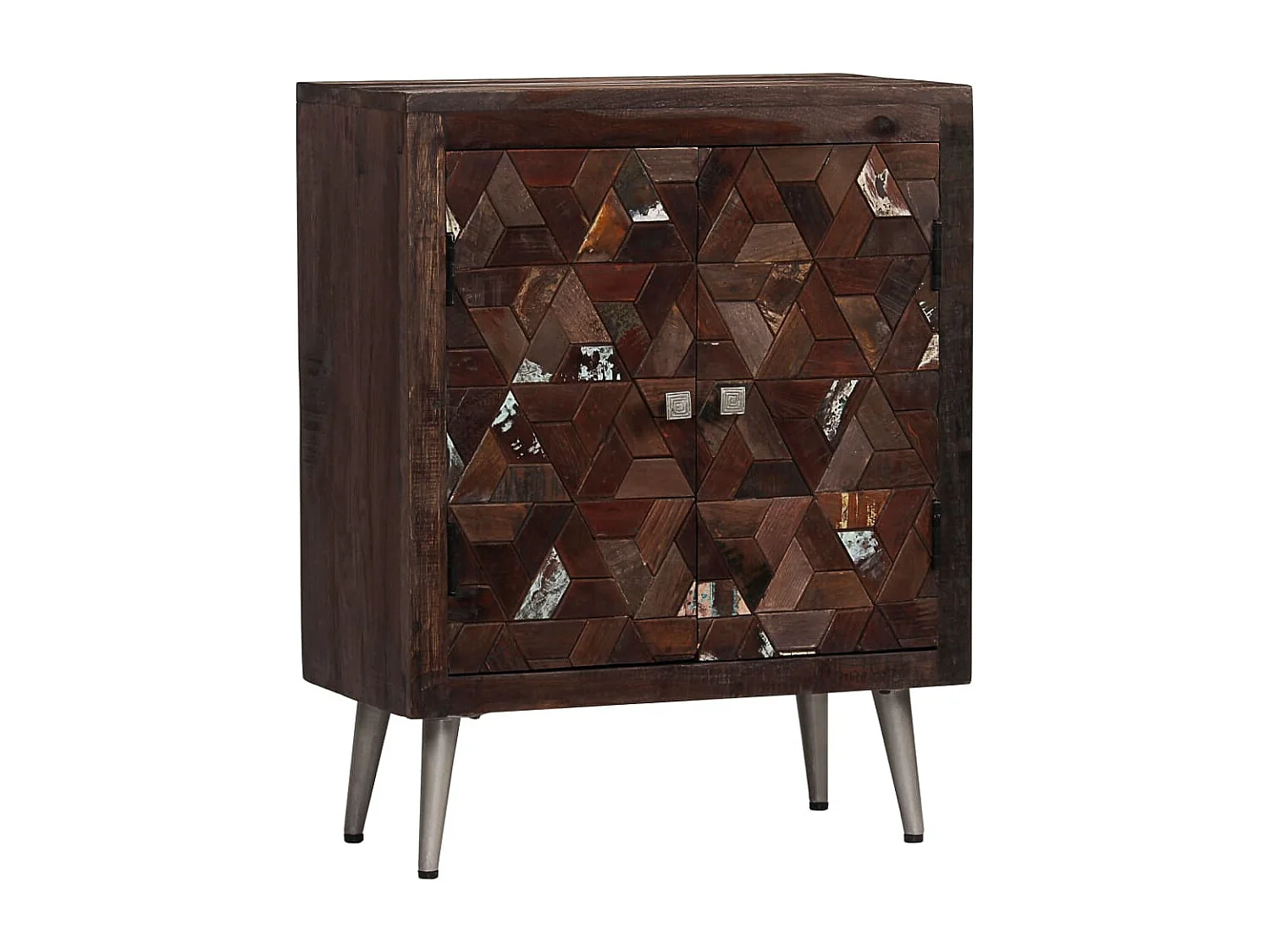 Credenza in Legno Massello di Recupero 60x30x76 cm