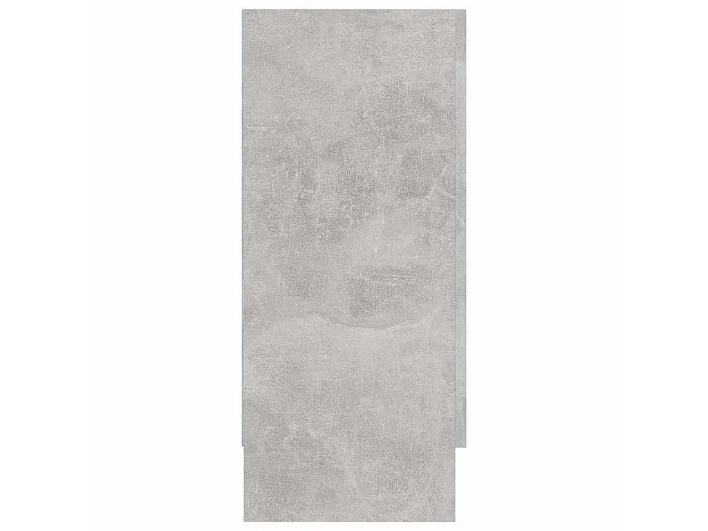Vitrinekast 120x30,5x70 cm bewerkt hout betongrijs