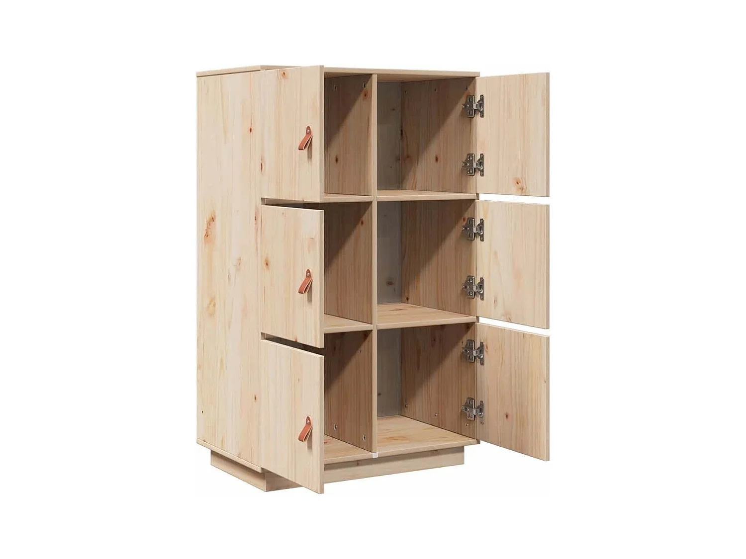 Buffet haut 67x40x108,5 cm Bois massif de pin