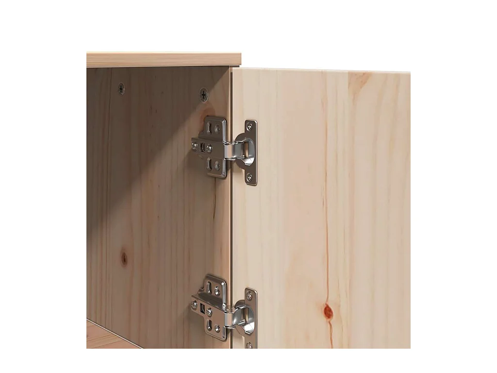 Buffet haut 67x40x108,5 cm Bois massif de pin
