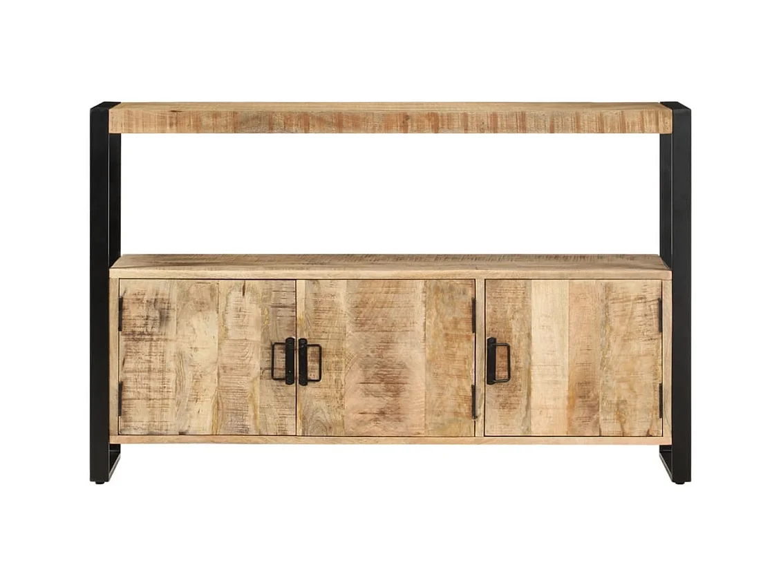 Armoire latérale 120x30x75 cm Bois de manguier solide