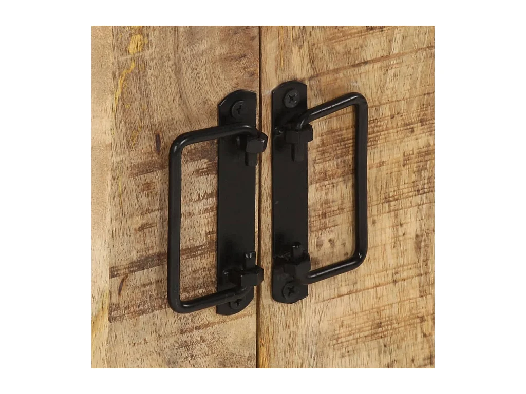 Armoire latérale 120x30x75 cm Bois de manguier solide