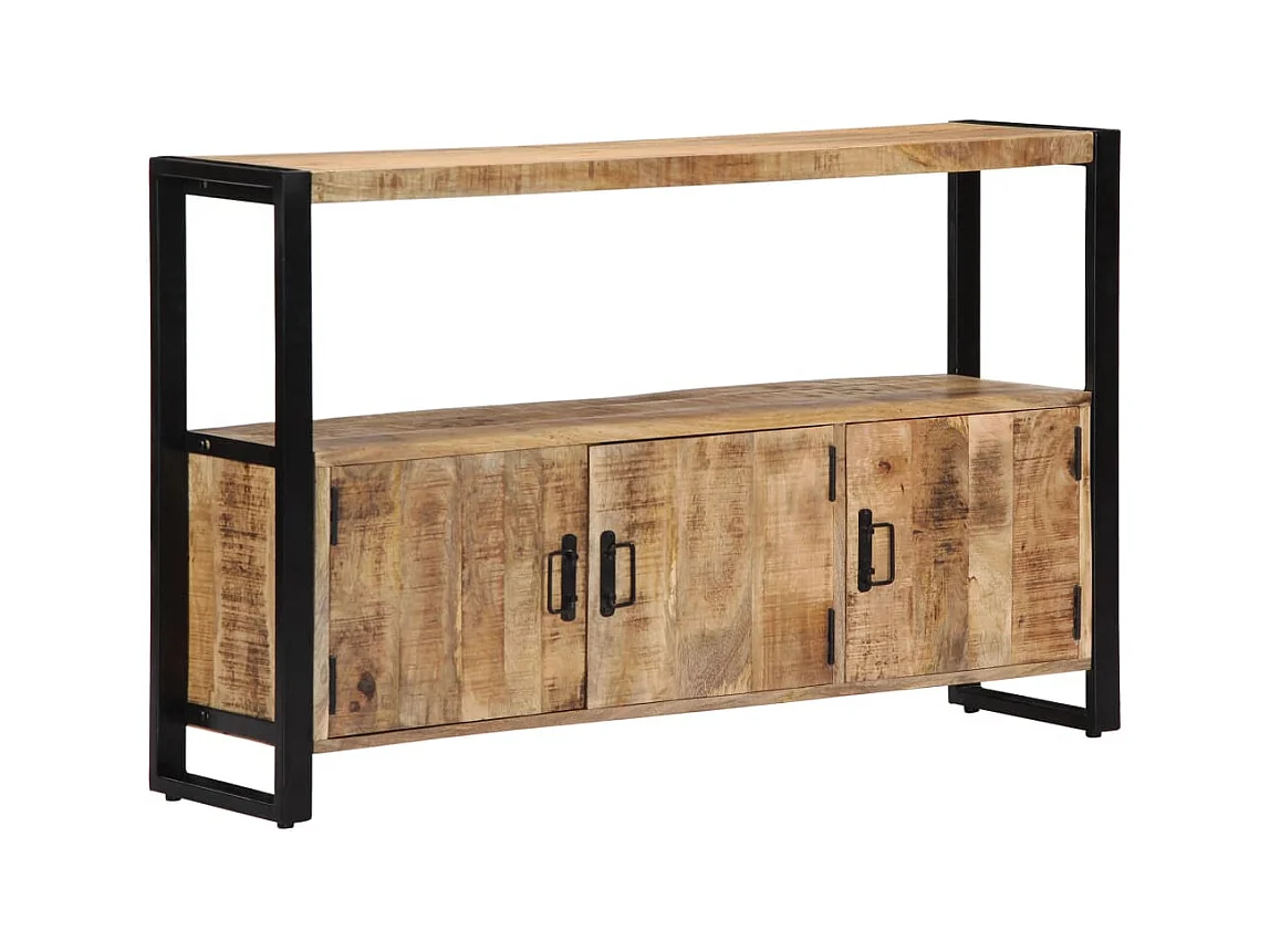 Armoire latérale 120x30x75 cm Bois de manguier solide