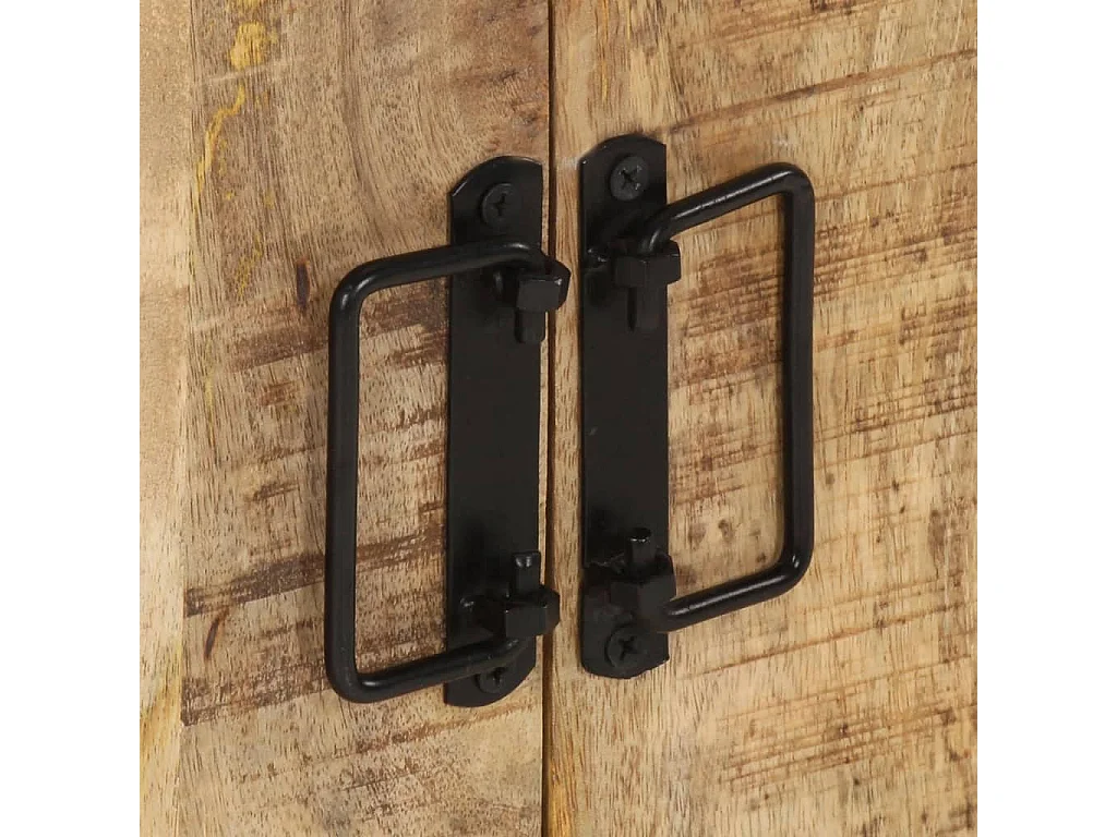 Armoire latérale 120x30x75 cm Bois de manguier solide