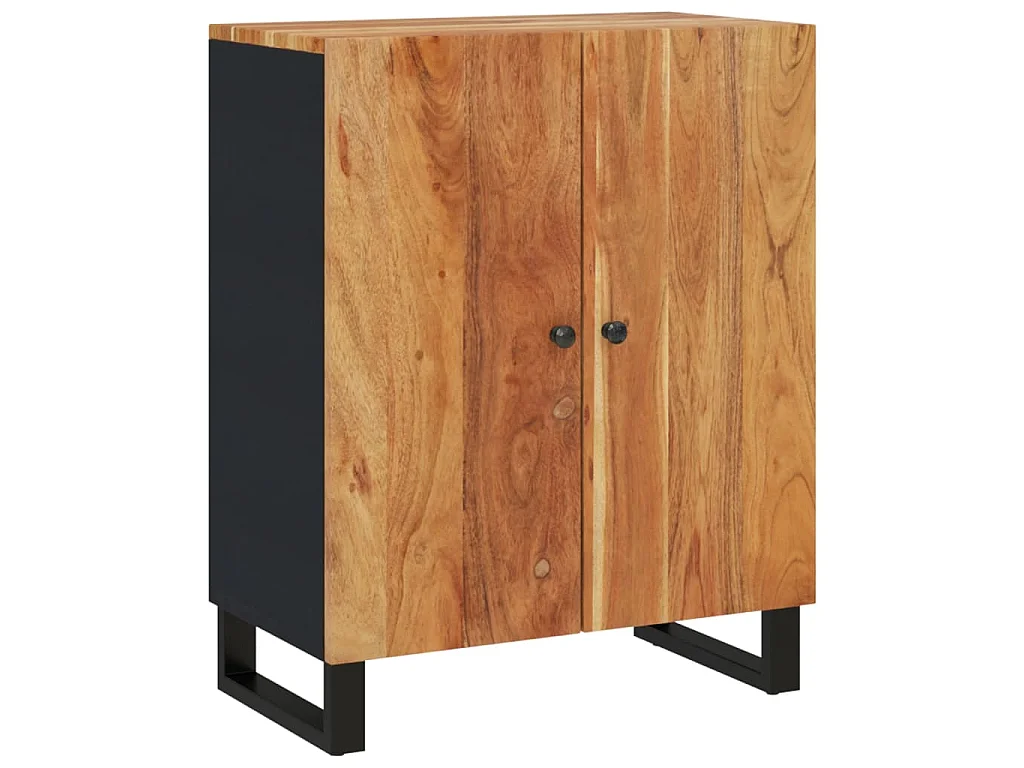 Buffet 60x33x75 cm Bois massif d'acacia
