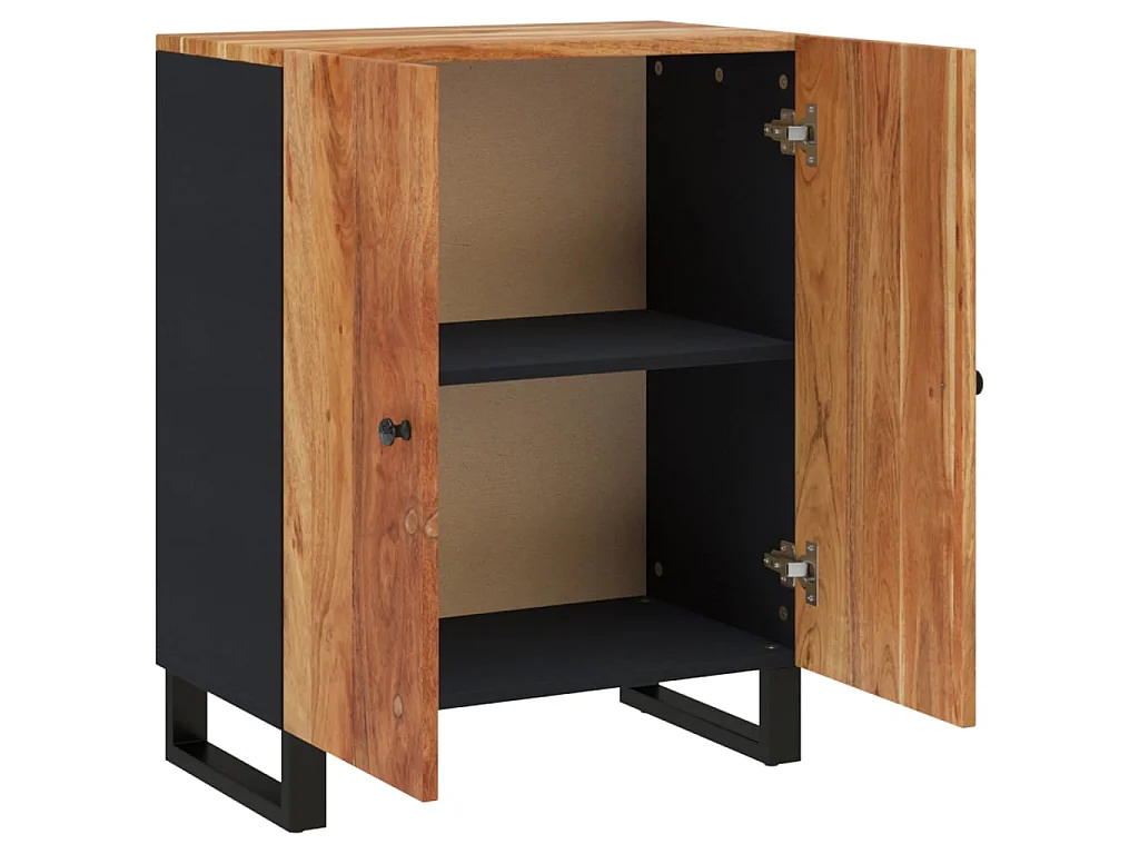 Buffet 60x33x75 cm Bois massif d'acacia