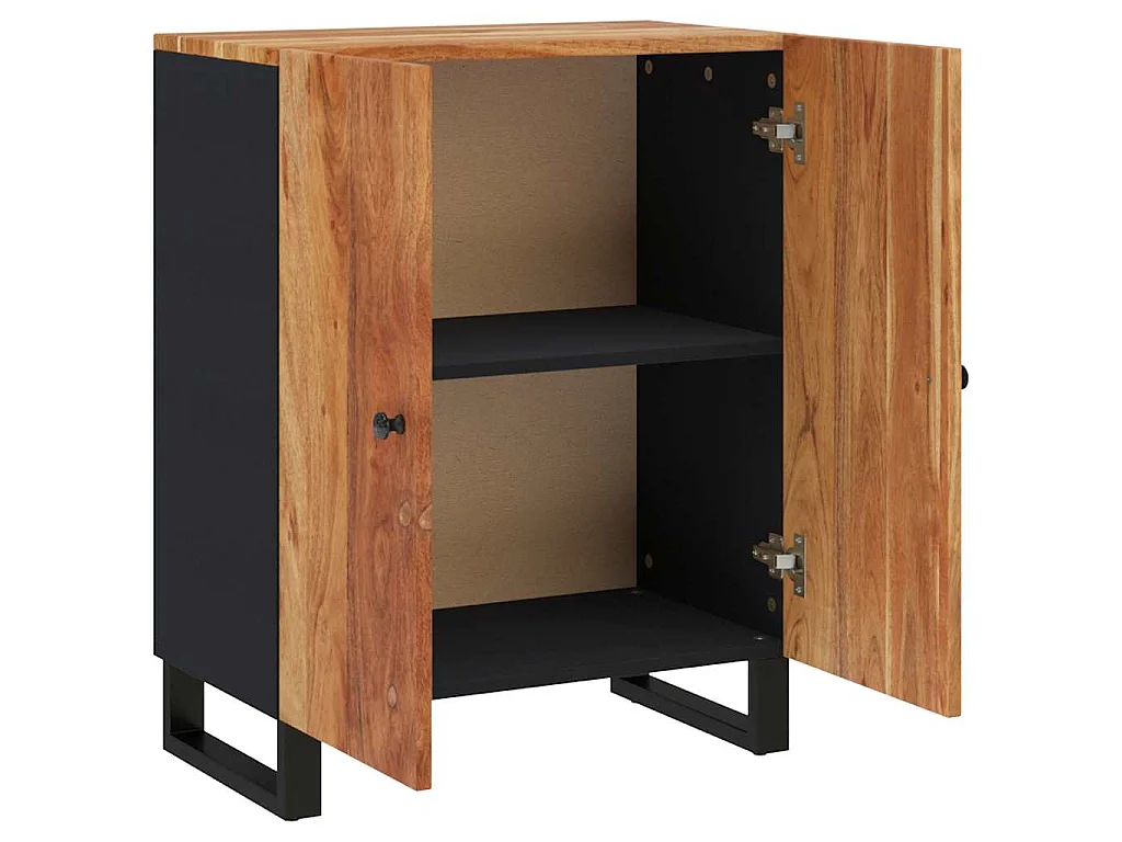Buffet 60x33x75 cm Bois massif d'acacia
