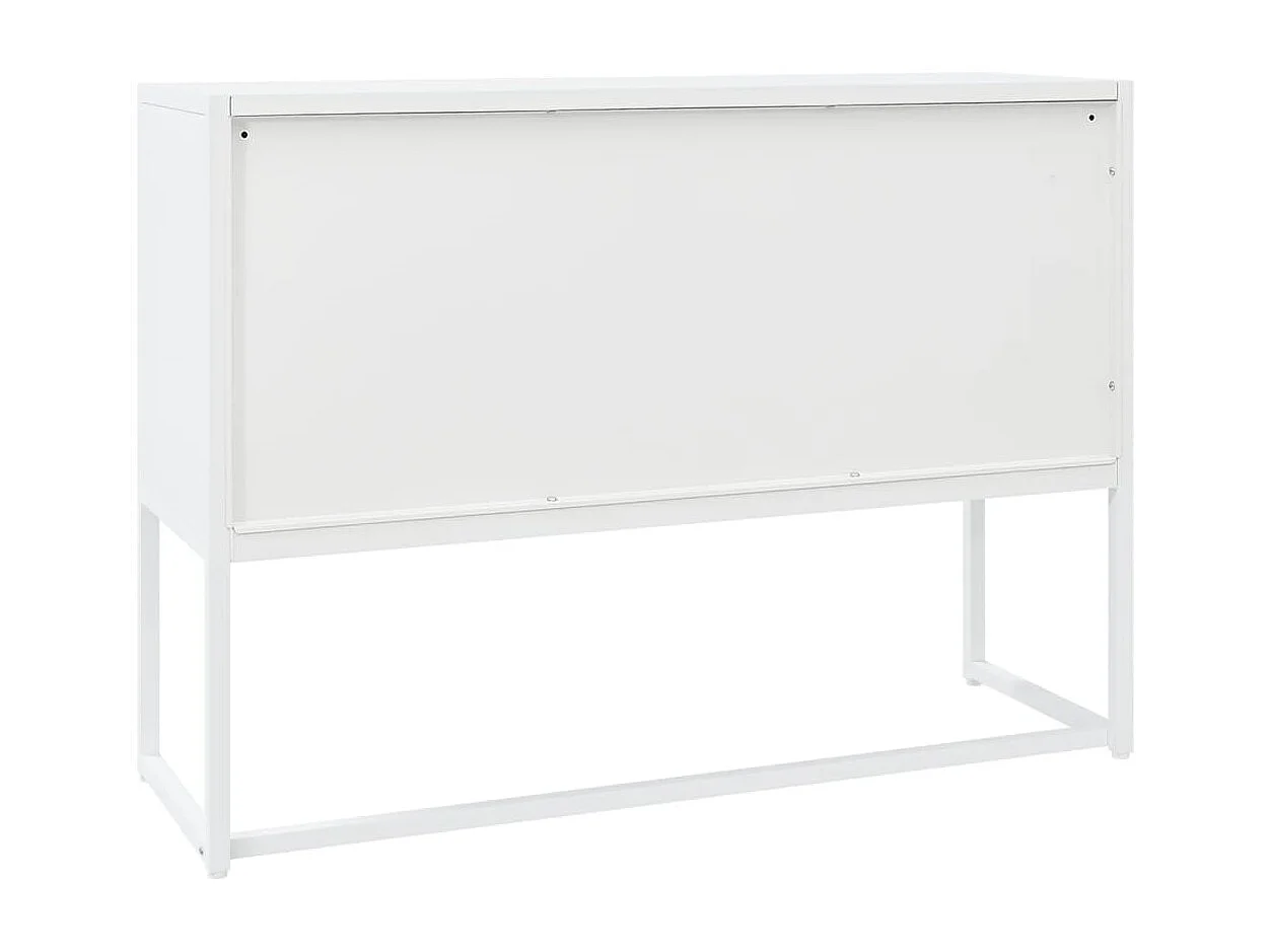 Sideboard Weiß 105x35x75 cm Stahl