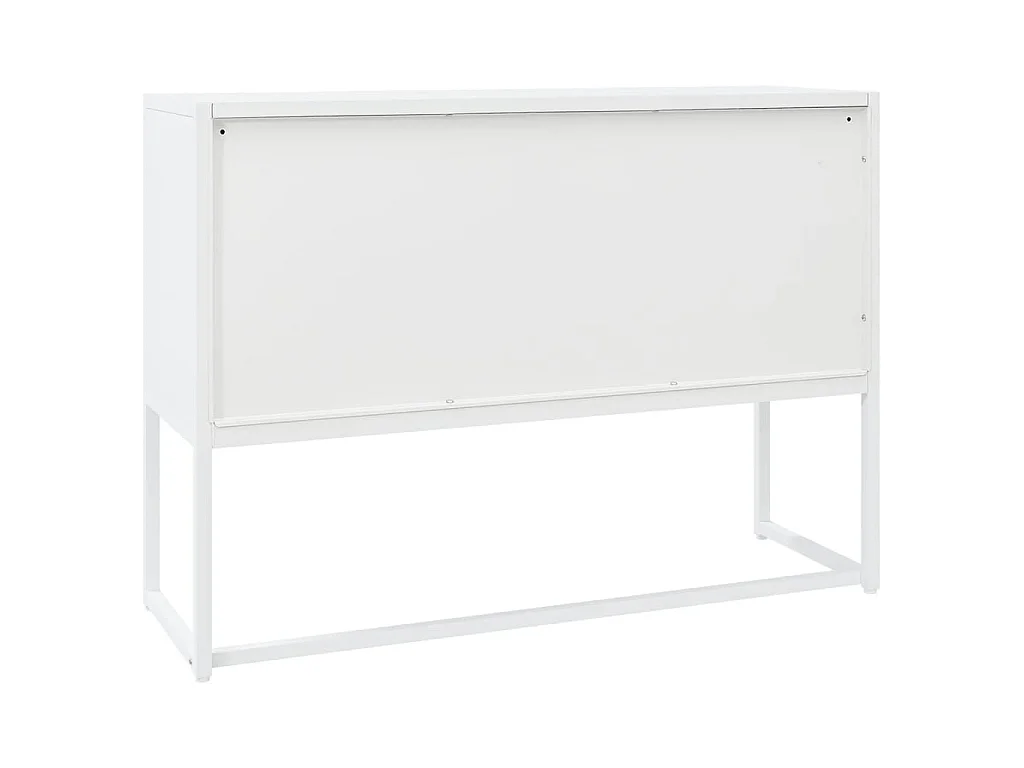 Buffet Blanc 105x35x75 cm Acier