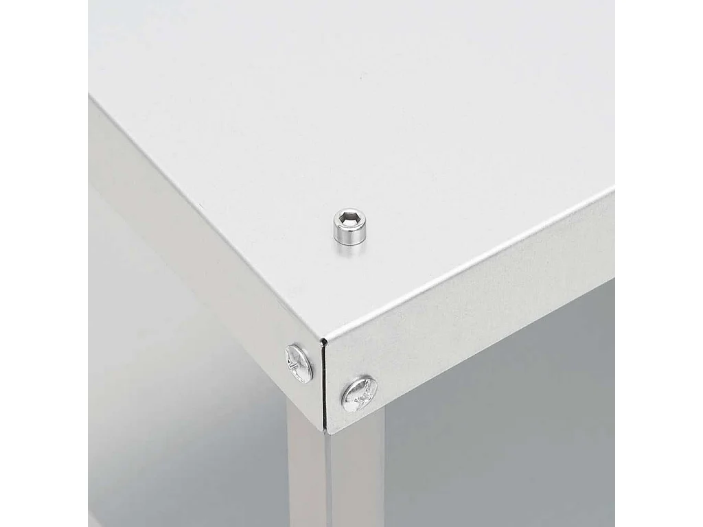 Räucherofen mit Tisch Verzinkter Stahl