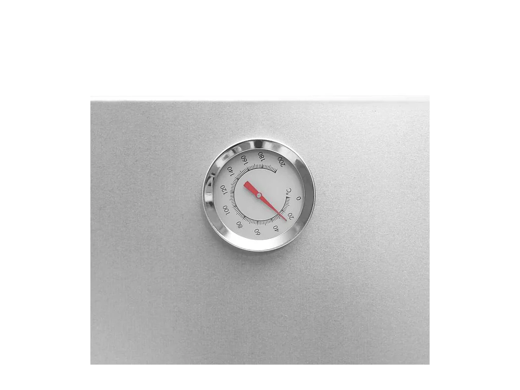 BBQ-rookoven met houtsnippers 44,5x29x110 cm staal