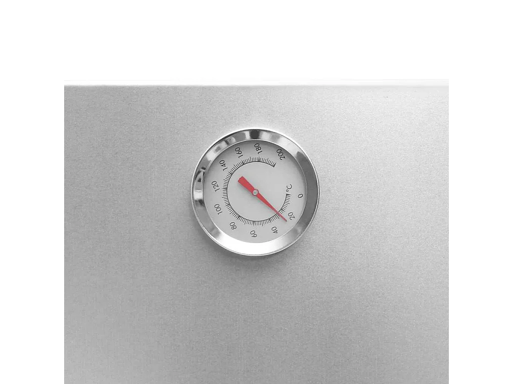 Forno Affumicatore Trucioli Legno 44,5x29x110cm in Acciaio Inox