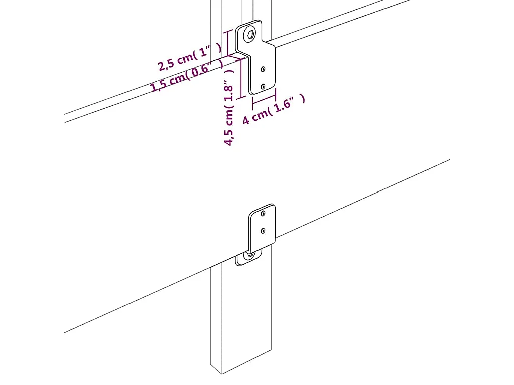Testiera ad Orecchio Tortora 103x23x118/128 cm in Tessuto