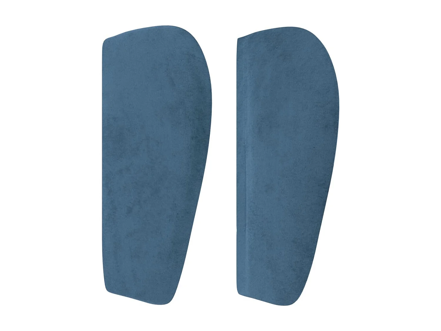 Cabecero de terciopelo azul oscuro 163x23x78/88 cm