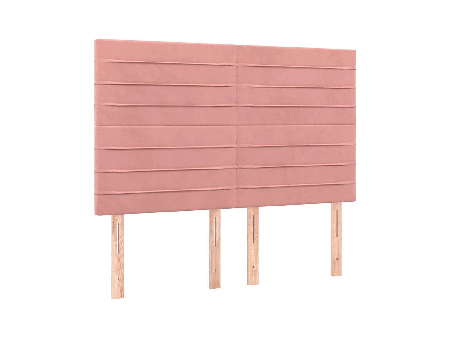 Hoofdbord LED 144x5x118/128 cm fluweel zwart