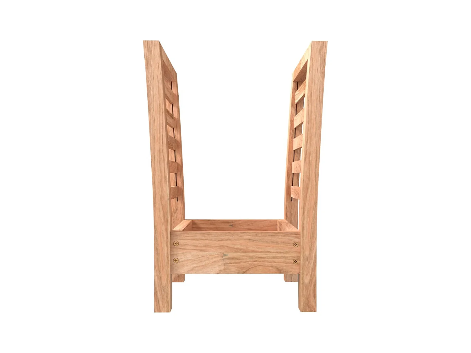 Tijdschriftenrek 40x26,5x38,5 cm massief walnotenhout