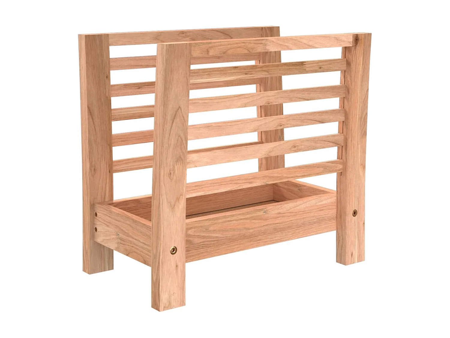 Porte-revues 40x26,5x38,5 cm Bois massif de noyer