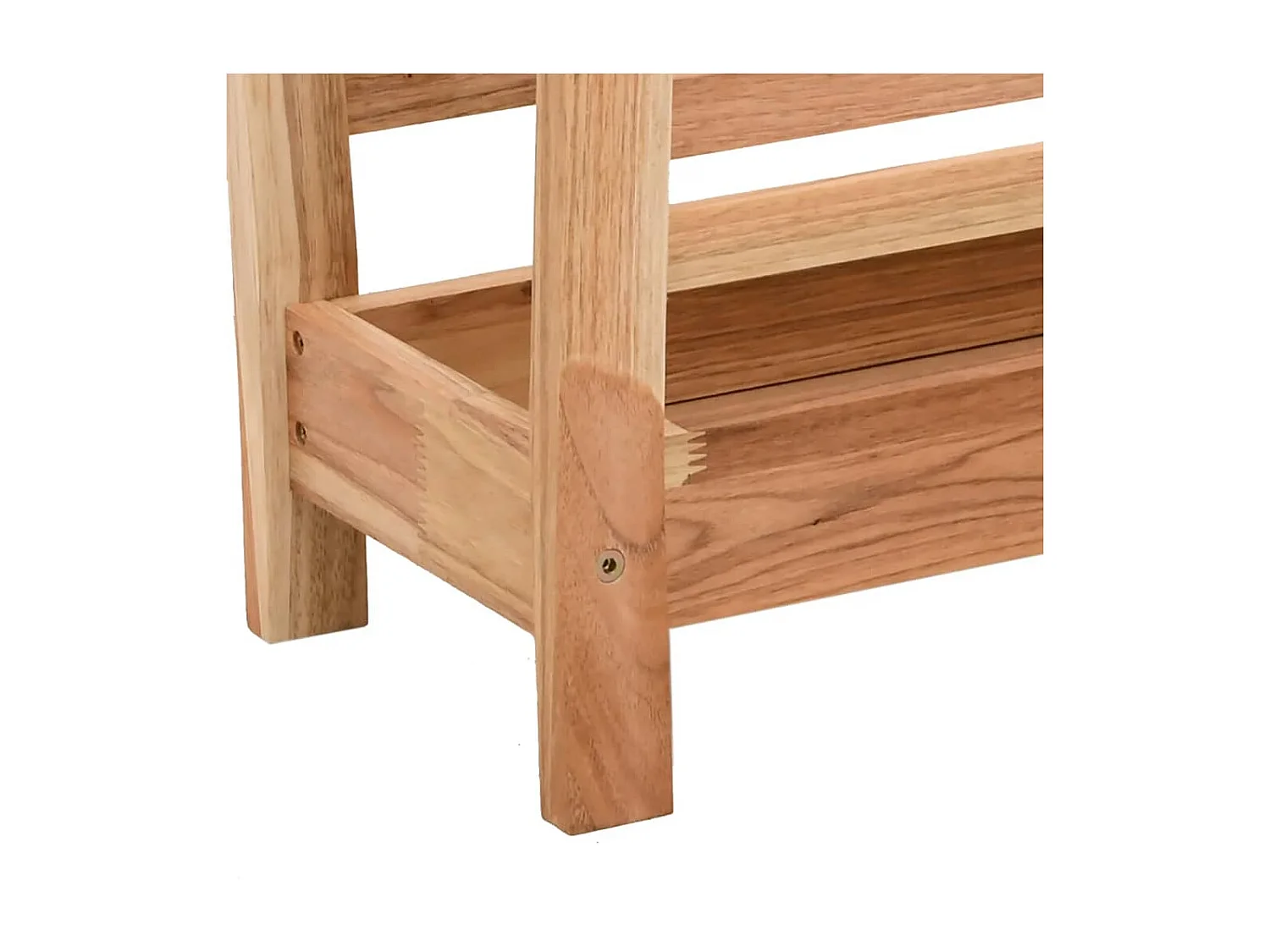 Porte-revues 40x26,5x38,5 cm Bois massif de noyer
