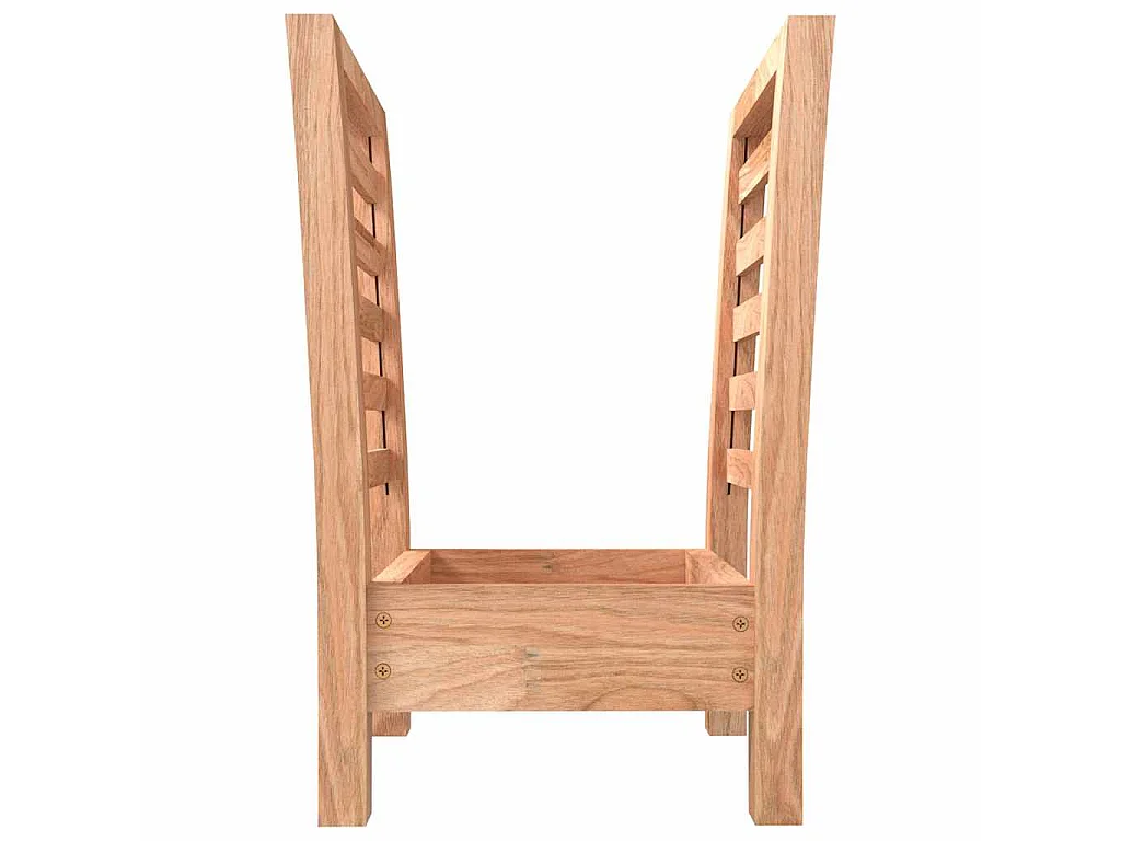 Tijdschriftenrek 40x26,5x38,5 cm massief walnotenhout