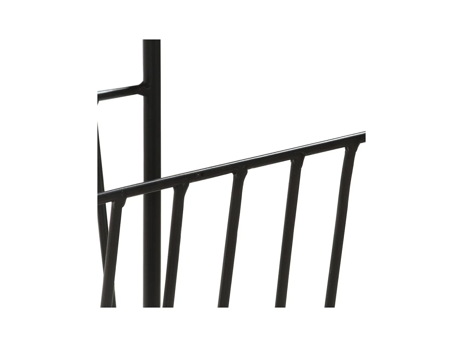 Portariviste 40x30x50 cm in Legno Massello di Mango e Acciaio