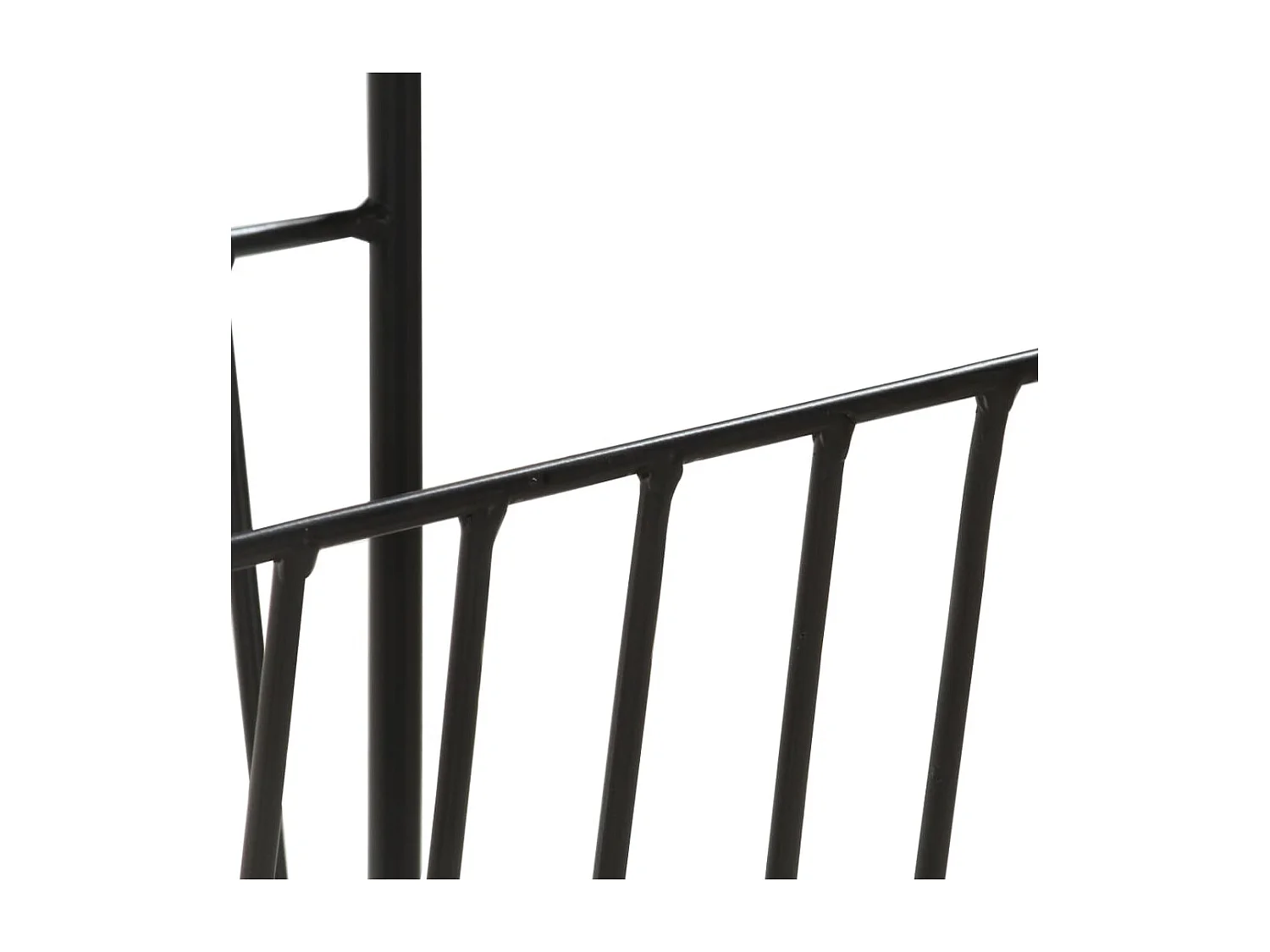 Porte-revues 40x30x50 cm Bois de manguier solide et acier