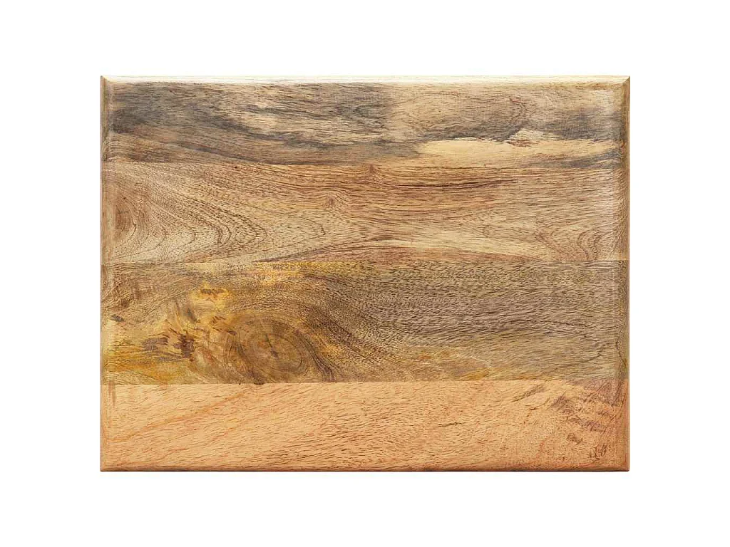 Porte-revues 40x30x50 cm Bois de manguier solide et acier