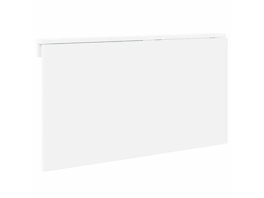Table murale pliable Blanc brillant 100x60x56cm Bois ingénierie