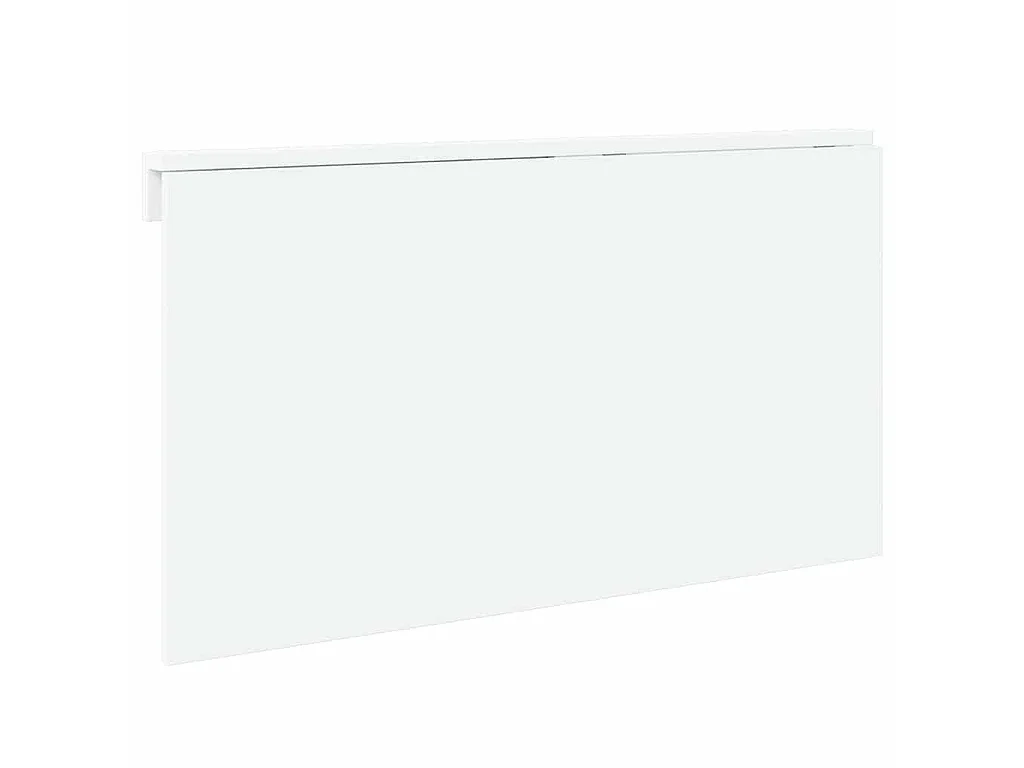 Wandtafel inklapbaar 100x60x56 cm bewerkt hout hoogglans wit