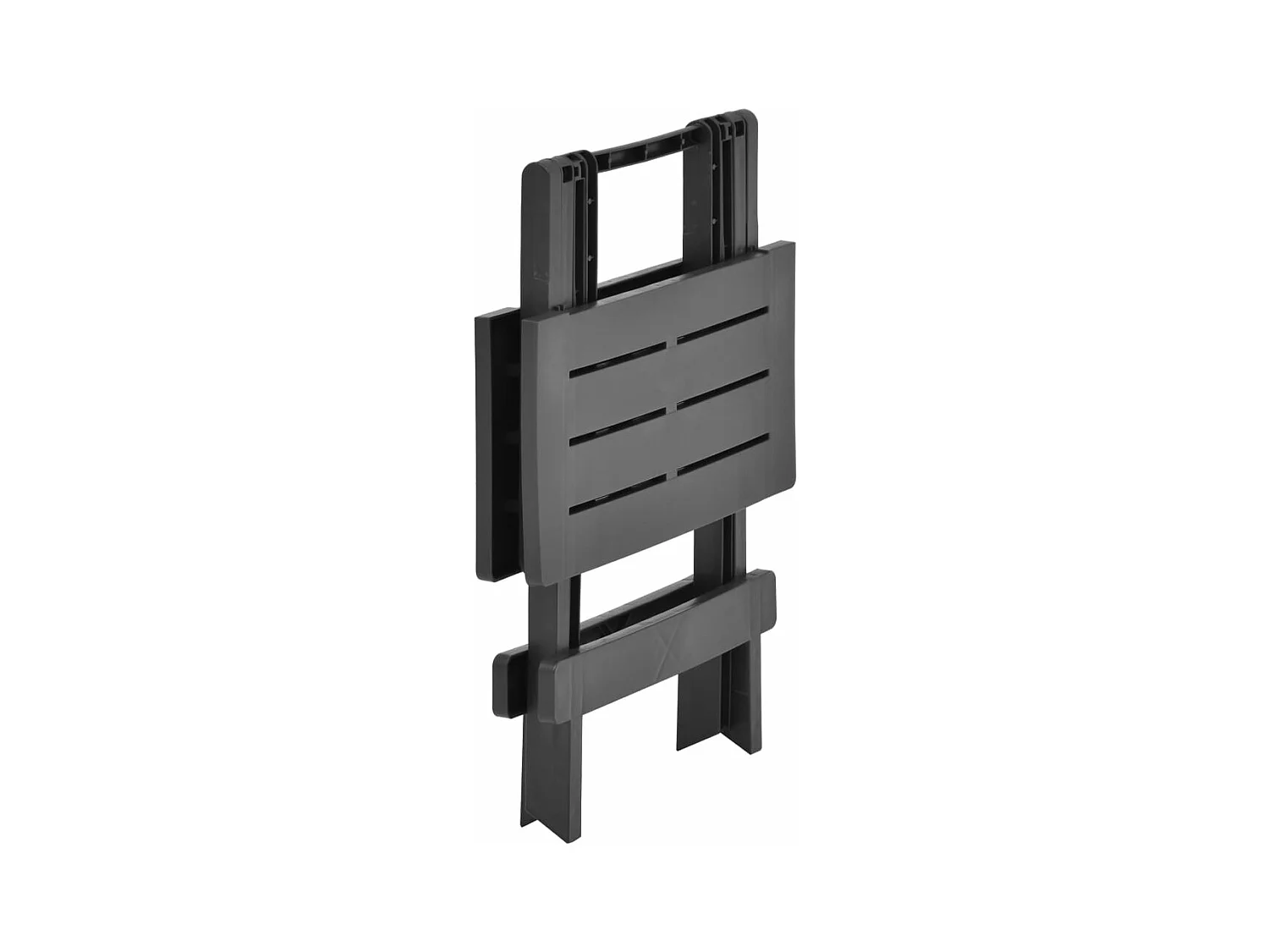 Gartentisch Klappbar Anthrazit 45x43x50 cm Kunststoff