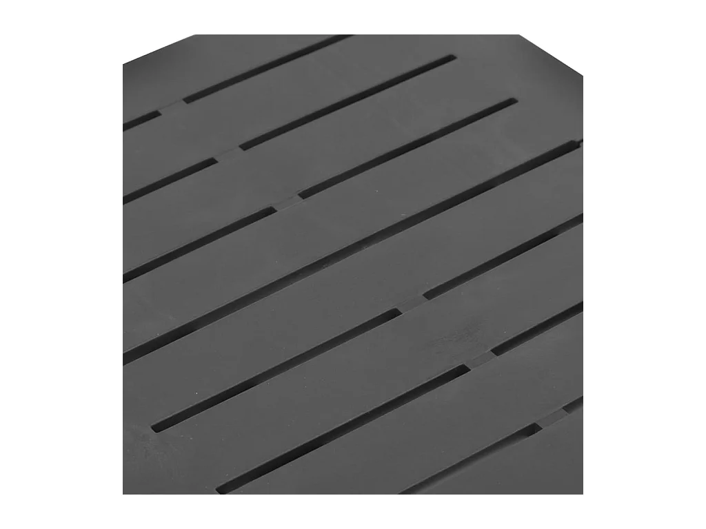 Gartentisch Klappbar Anthrazit 45x43x50 cm Kunststoff