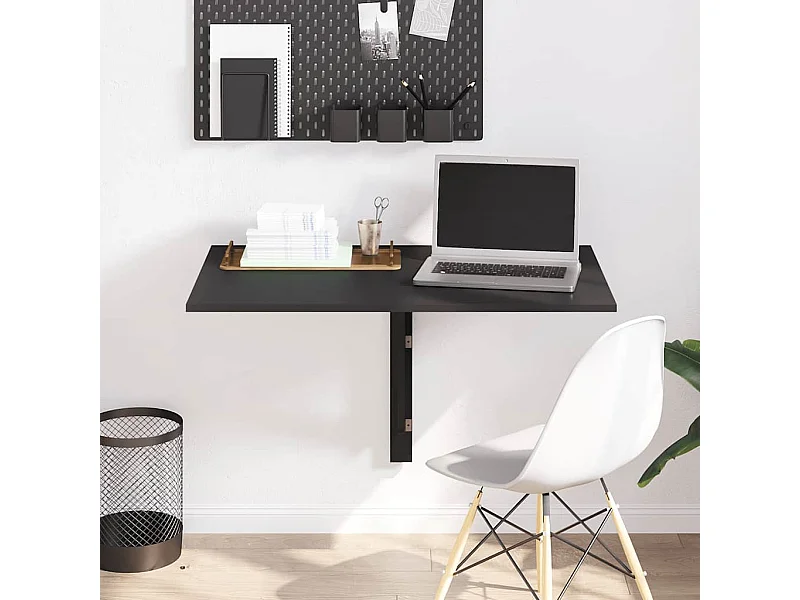 Wand-Klapptisch Schwarz 100x60x56 cm Holzwerkstoff
